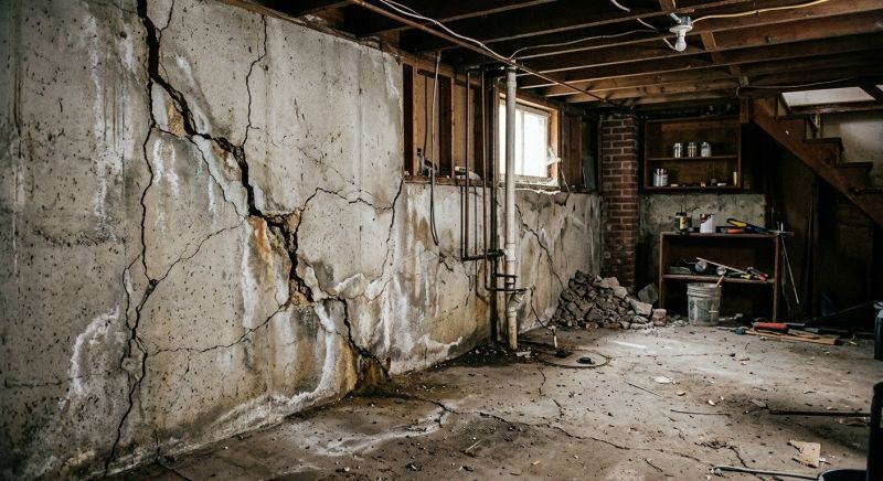Basement Crack Repair in Henrico County, VA