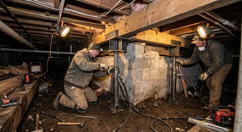 Basement Foundation Repair in Chesterfield County, VA