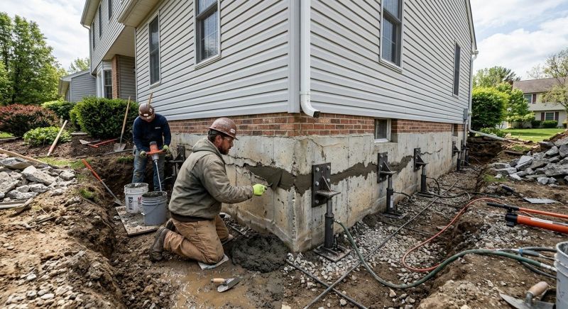 Basement Foundation Repair in Chesterfield, VA