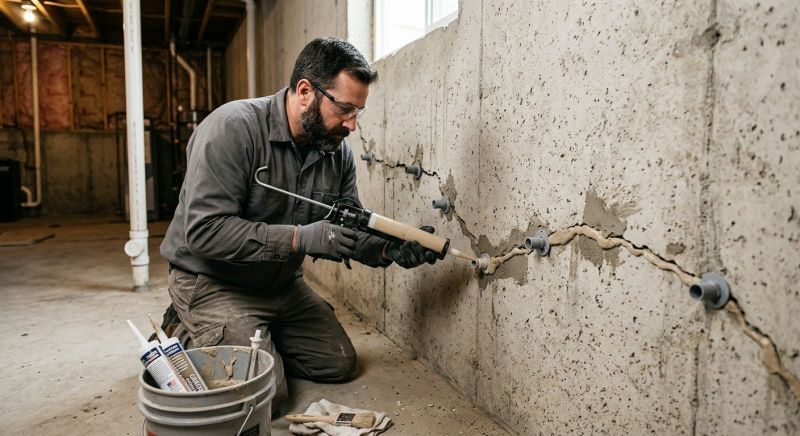 Basement Foundation Repair in Hanover County, VA
