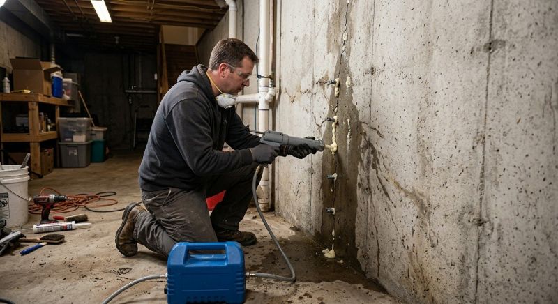 Basement Foundation Repair in Mineral, VA