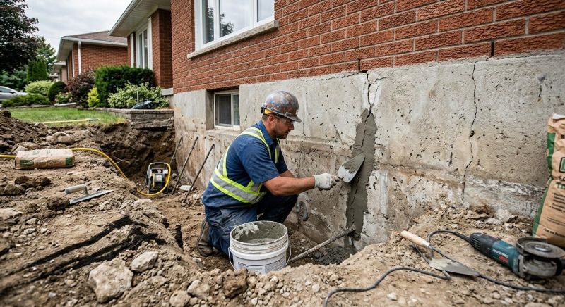 Basement Foundation Repair in Moseley, VA