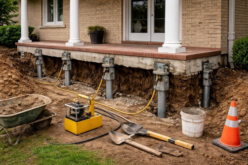Basement Stabilization in Henrico County, VA