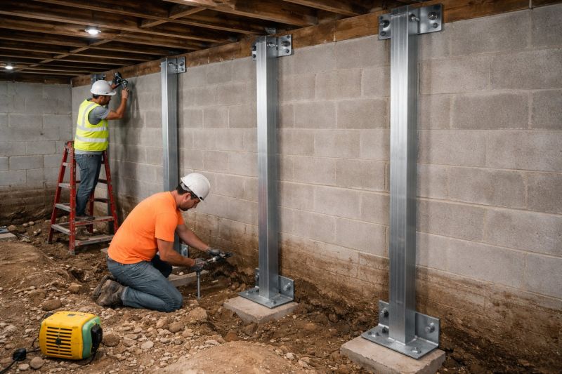 Basement Stabilization in Henrico County, VA