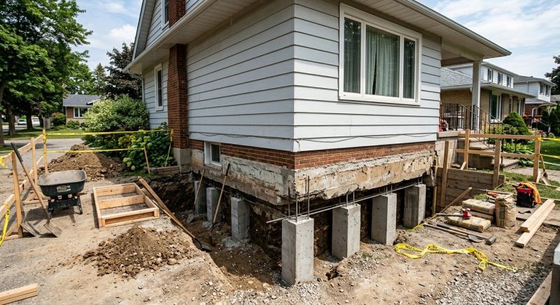 Basement Underpinning in Henrico County, VA