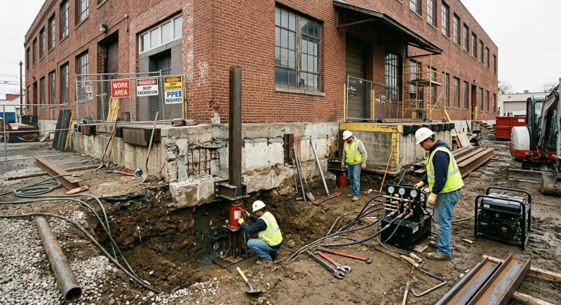 Building Foundation Repair in Amelia Court House, VA