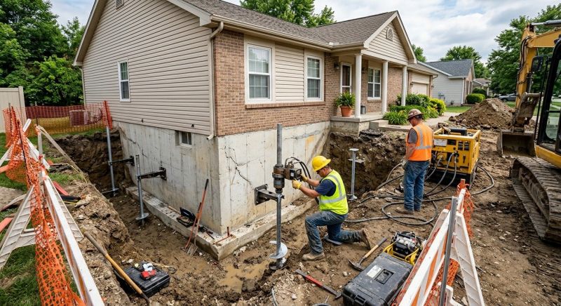 Building Foundation Repair in Montpelier, VA