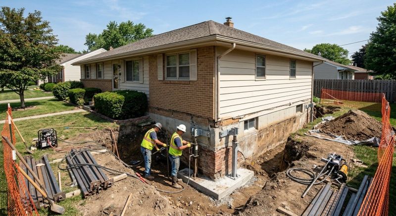 Building Foundation Repair in Moseley, VA