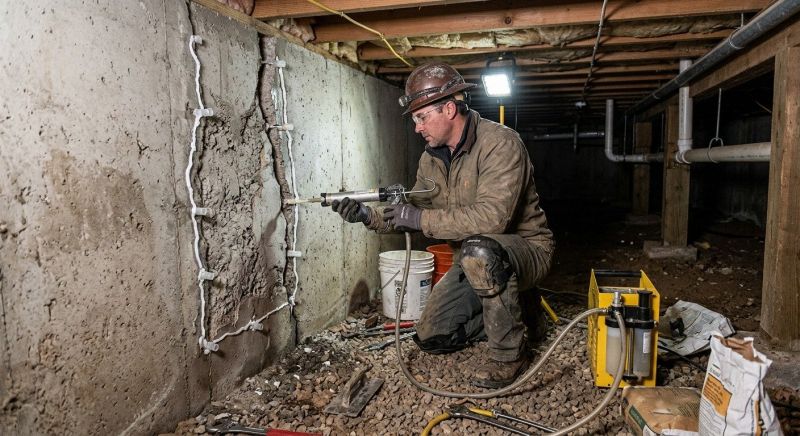 Concrete Foundation Repair in Chesterfield, VA