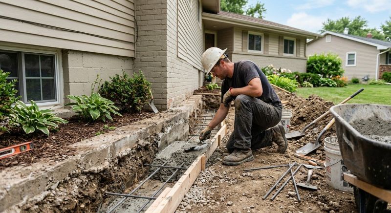 Concrete Foundation Repair in Midlothian, VA