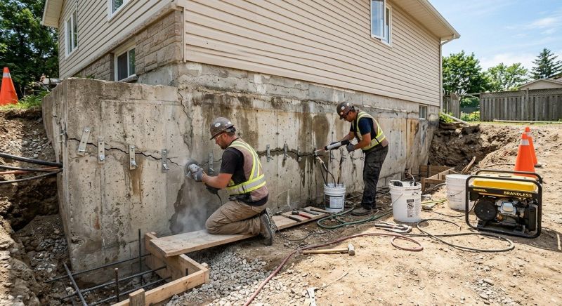 Concrete Foundation Repair in Powhatan, VA