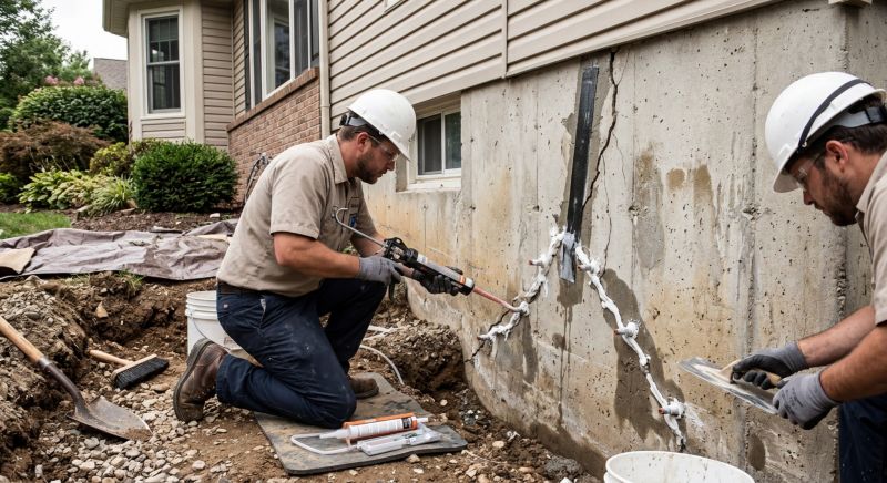 Cracked Foundation Repair in Chesterfield, VA