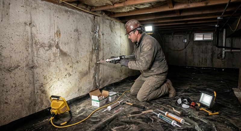 Cracked Foundation Repair in Montpelier, VA