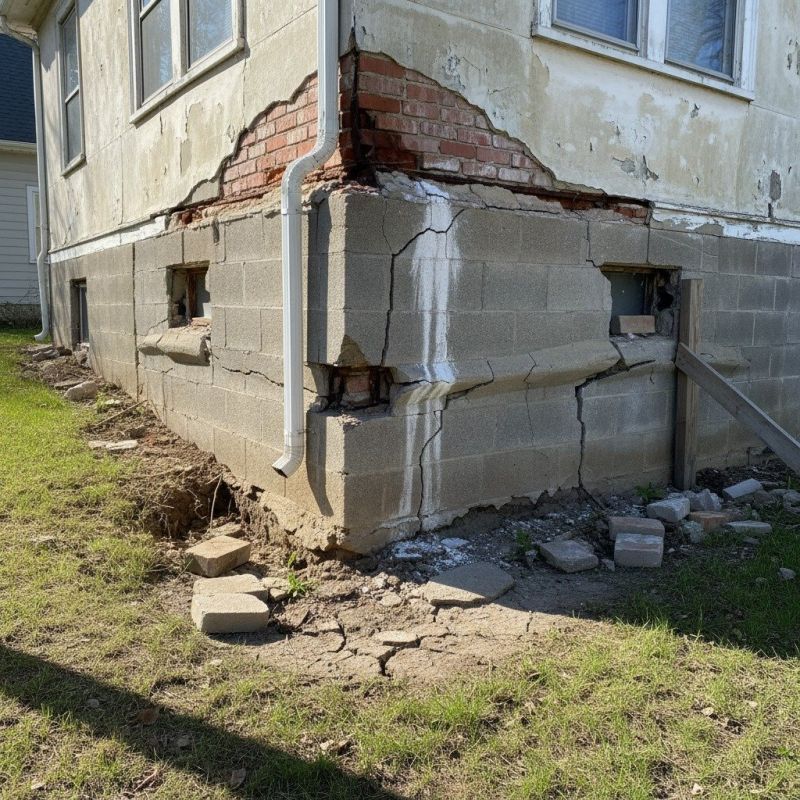 Cracked Foundation Repair in Richmond, VA