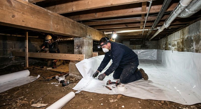 Crawl Space Leveling in Henrico County, VA