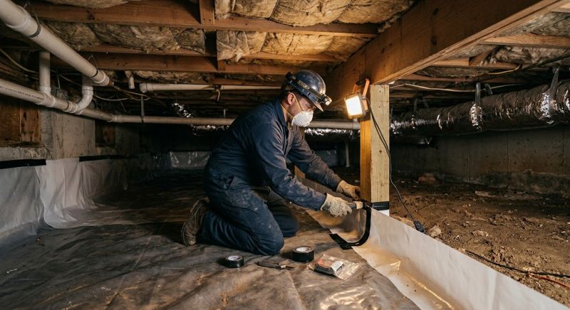 Crawl Space Leveling in Henrico County, VA