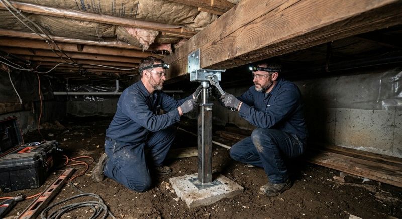 Crawlspace Foundation Repair in Chester, VA