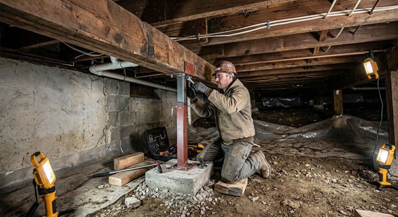 Crawlspace Foundation Repair in Montpelier, VA