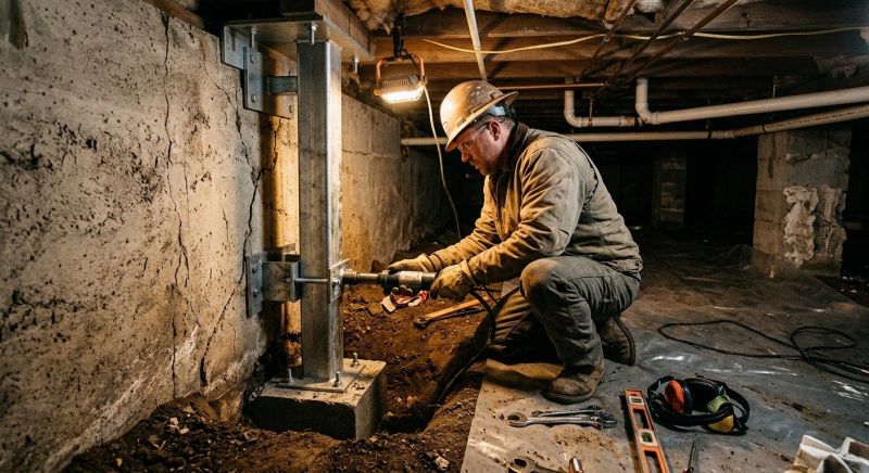 Crawlspace Foundation Repair in Moseley, VA