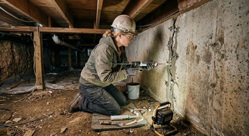 Crawlspace Foundation Repair in Rockville, VA