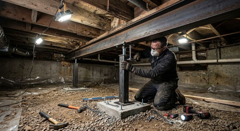 Crawlspace Structural Repair in Henrico County, VA
