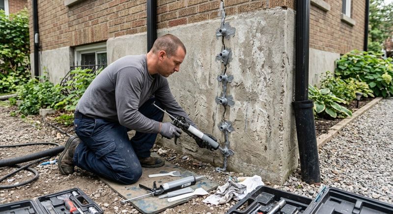 Foundation Crack Repair in Mechanicsville, VA