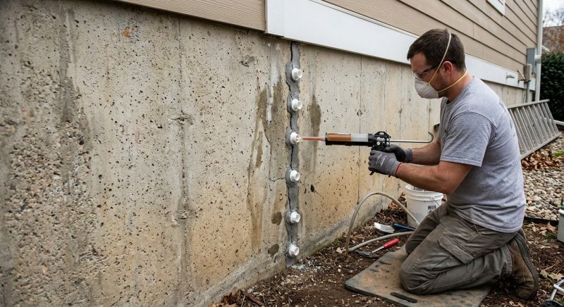 Foundation Crack Sealing in Henrico County, VA