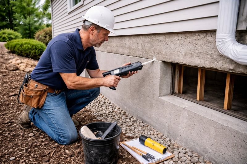 Foundation Crack Sealing in Henrico County, VA