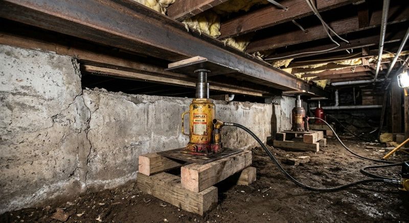 Foundation Jacking in Amelia County, VA
