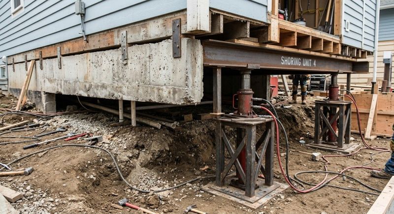 Foundation Jacking in Amelia Court House, VA