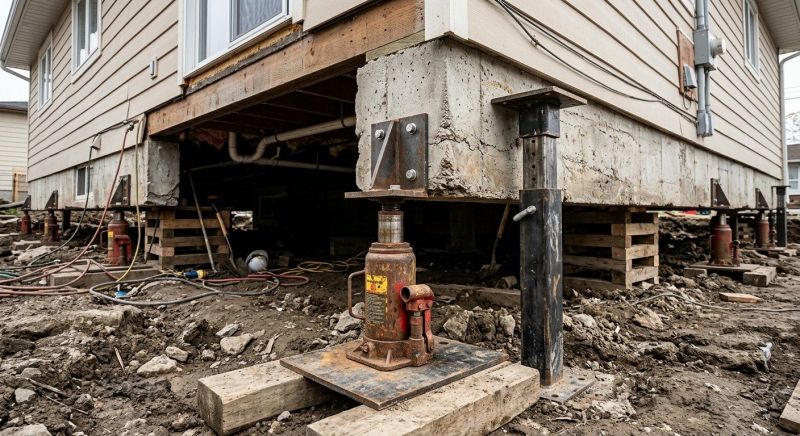 Foundation Jacking in Chesterfield County, VA