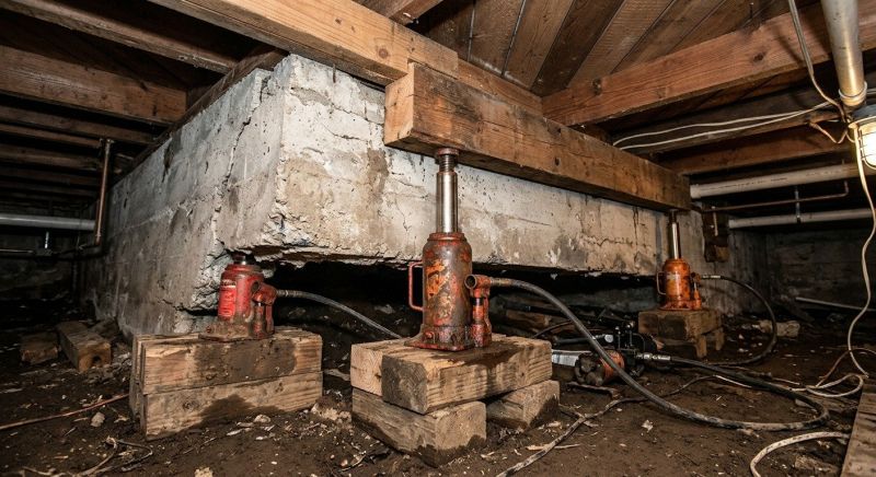 Foundation Jacking in Hanover County, VA