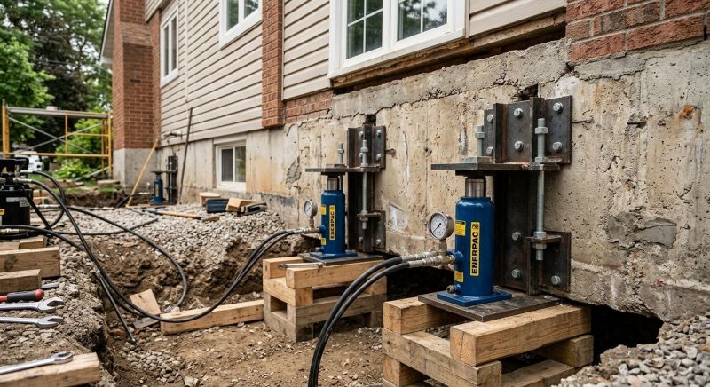 Foundation Jacking in Henrico County, VA