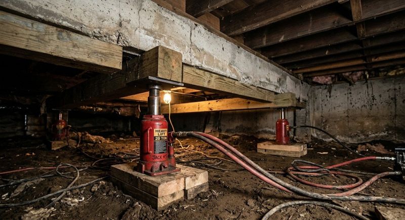 Foundation Jacking in Mechanicsville, VA