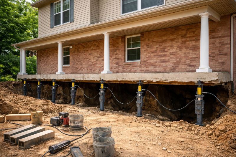 Foundation Jacking in Moseley, VA