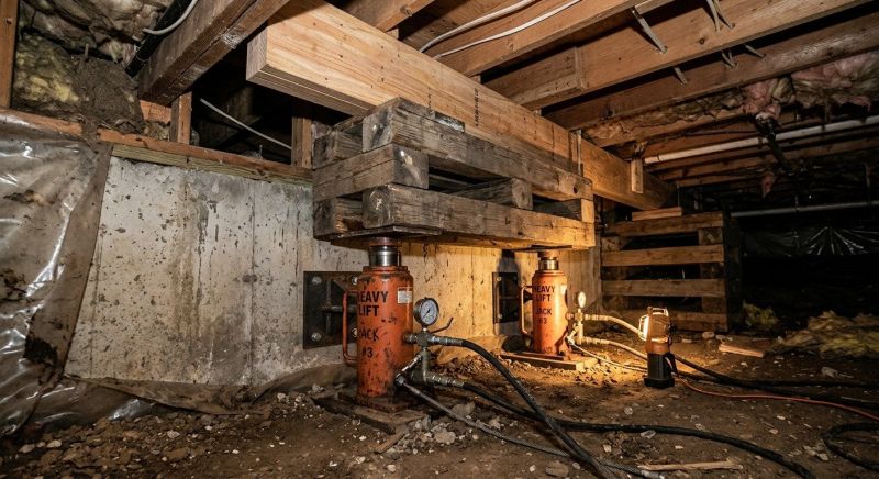 Foundation Jacking in Powhatan, VA
