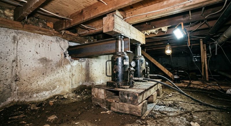 Foundation Jacking in Richmond, VA