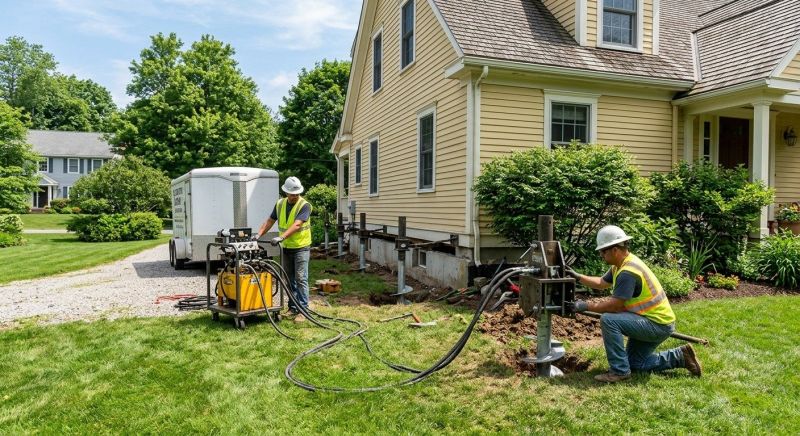 Foundation Lifting in Amelia County, VA