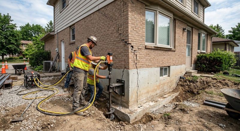 Foundation Lifting in Chesterfield County, VA
