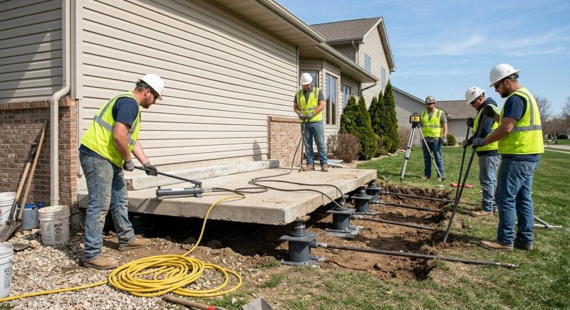 Foundation Lifting in Goochland County, VA