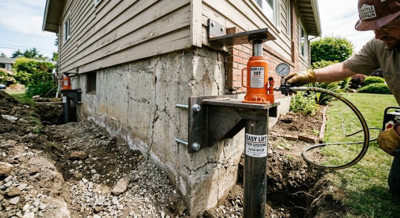 Foundation Lifting in Mechanicsville, VA