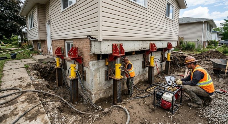 Foundation Lifting in Richmond, VA