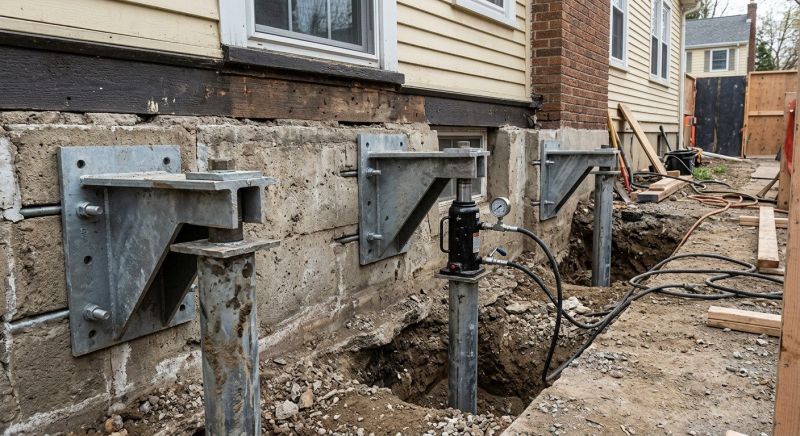 Foundation Pier Leveling in Henrico County, VA