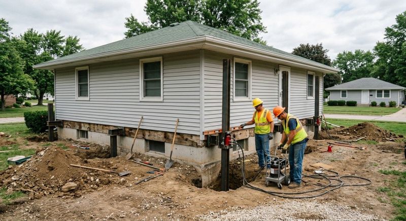 Foundation Raising in Mineral, VA