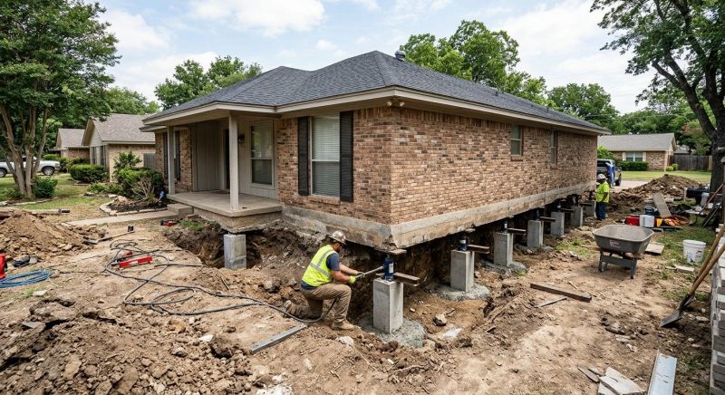 Foundation Raising in Powhatan, VA