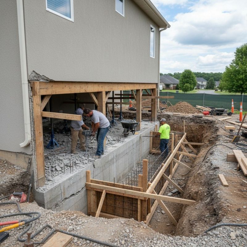 Foundation Repair in Amelia Court House, VA