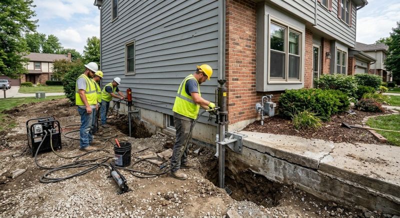 Foundation Stabilizing in Chesterfield County, VA