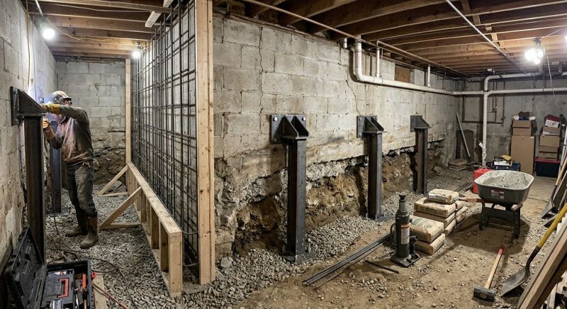 Foundation Stabilizing in Goochland County, VA