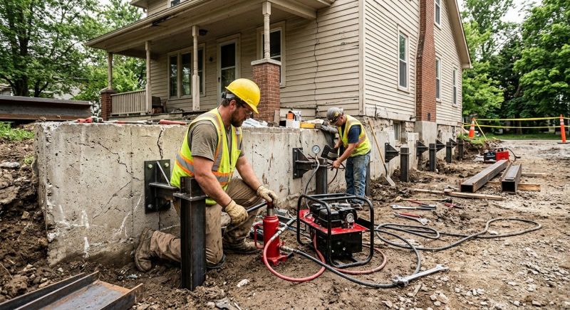 Foundation Stabilizing in Hanover County, VA