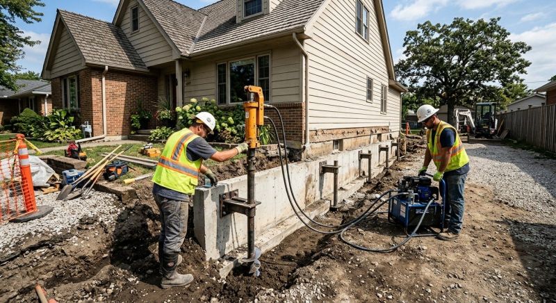 Foundation Stabilizing in Henrico County, VA